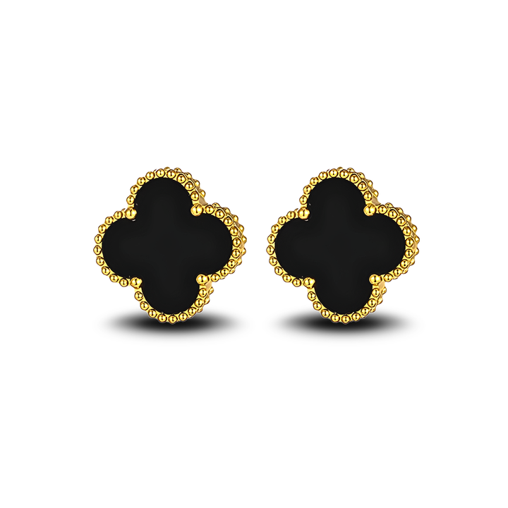 Verona Stud Earrings Black