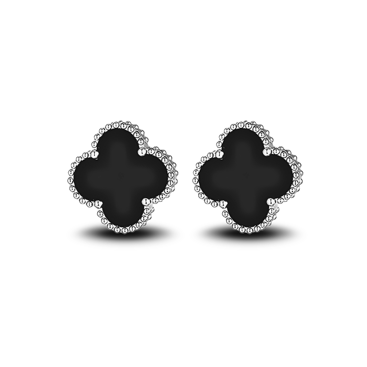 Verona Stud Earrings Black